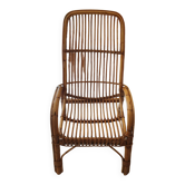 Rattan armchair