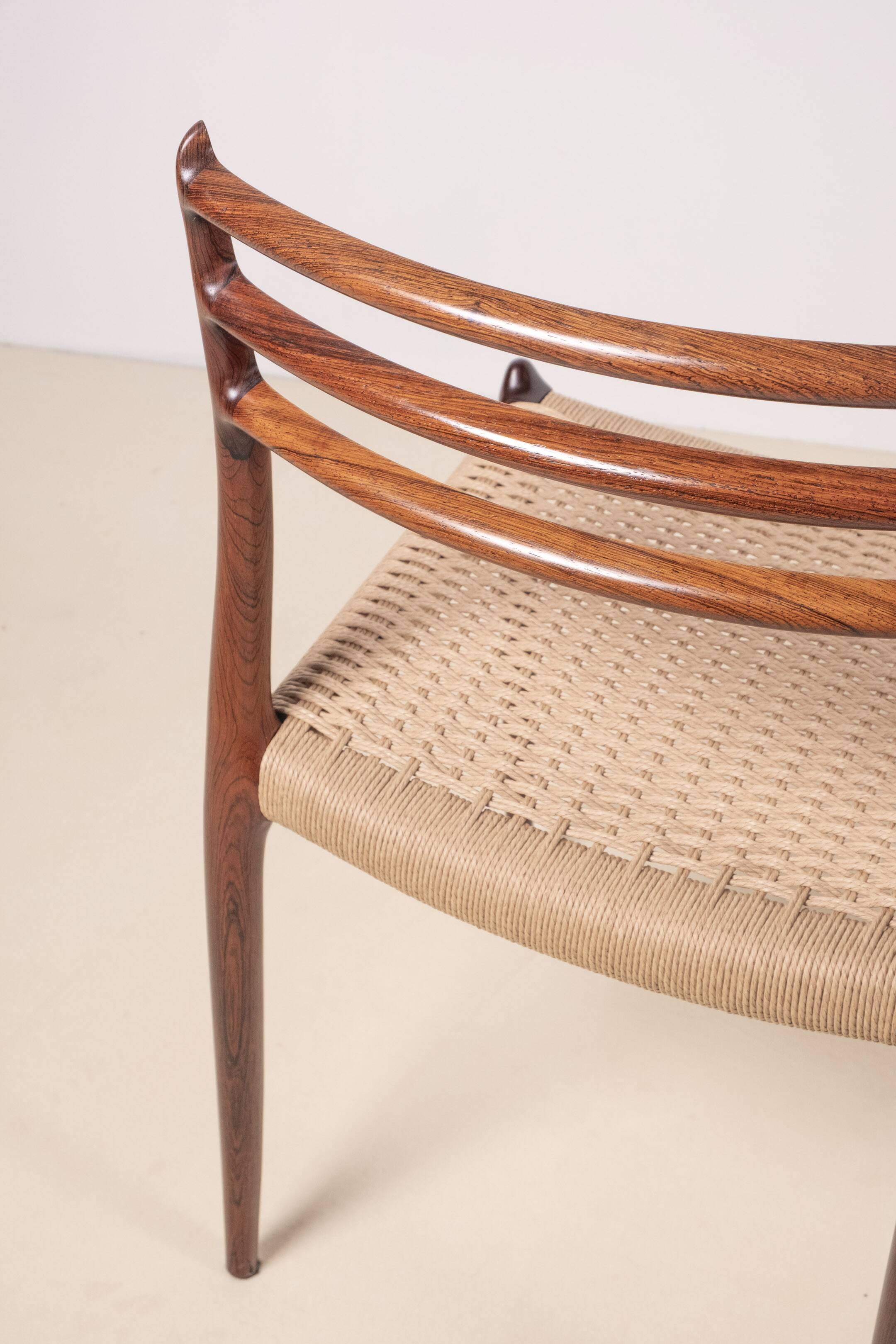 1x Niels Møller Chair Model 78 in Rosewood, 1960s Denmark