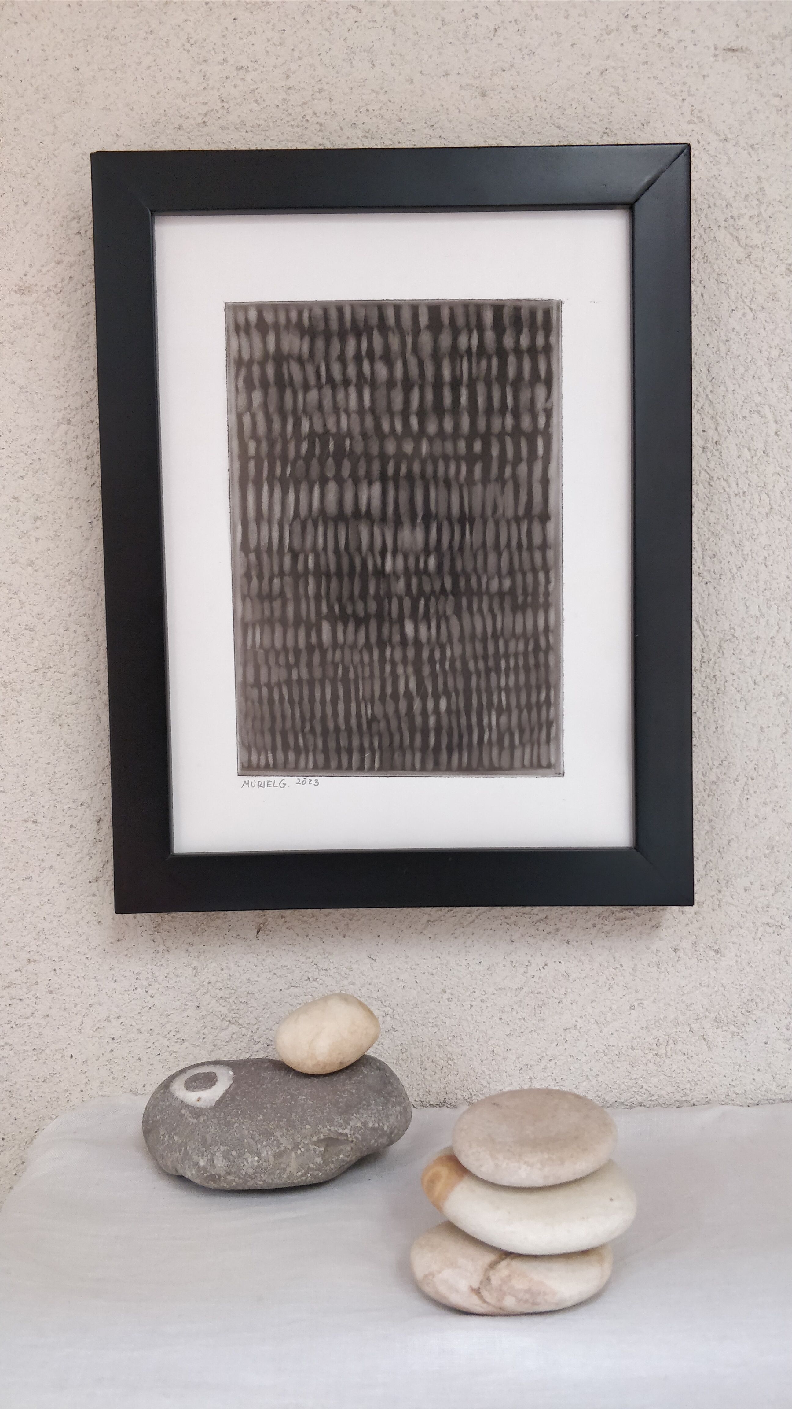 Abstract drawing 5 black and white