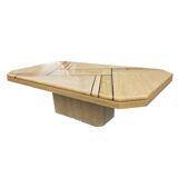 Travertine coffee table from the 70s/80s.