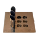 Steel flower holder sculpture by Mario Faggian for MAM, Italy 70s