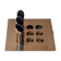 Steel flower holder sculpture by Mario Faggian for MAM, Italy 70s