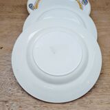 Assiettes plates Longwy