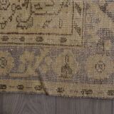 Beige Vintage Turkish Floral Rug sku 1261