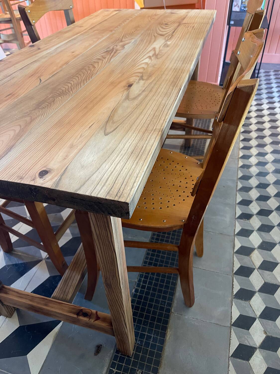 Renovated farmhouse table