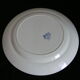 Plat rond en faience