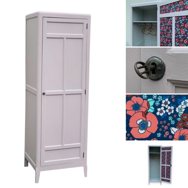 Armoire parisienne penderie rose nude 1940