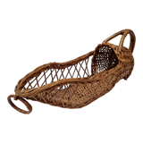 Rattan bottle holder from 1980