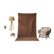 Tapis beni ouraine fait main taille 200 x 300 cm