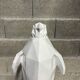 White Origami Penguin Statue - Artypopart