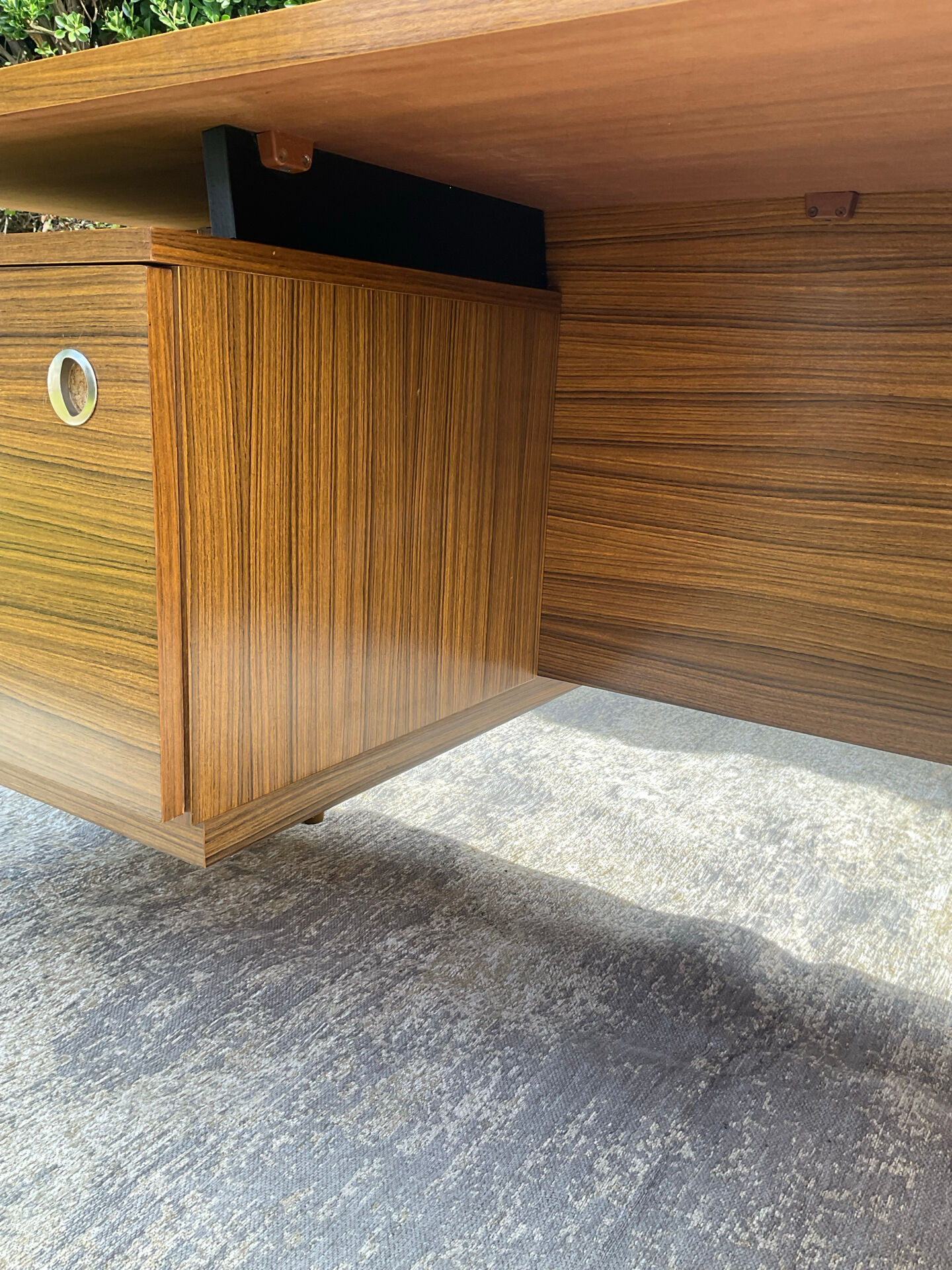 Vintage double-sided executive desk from the 1960s.