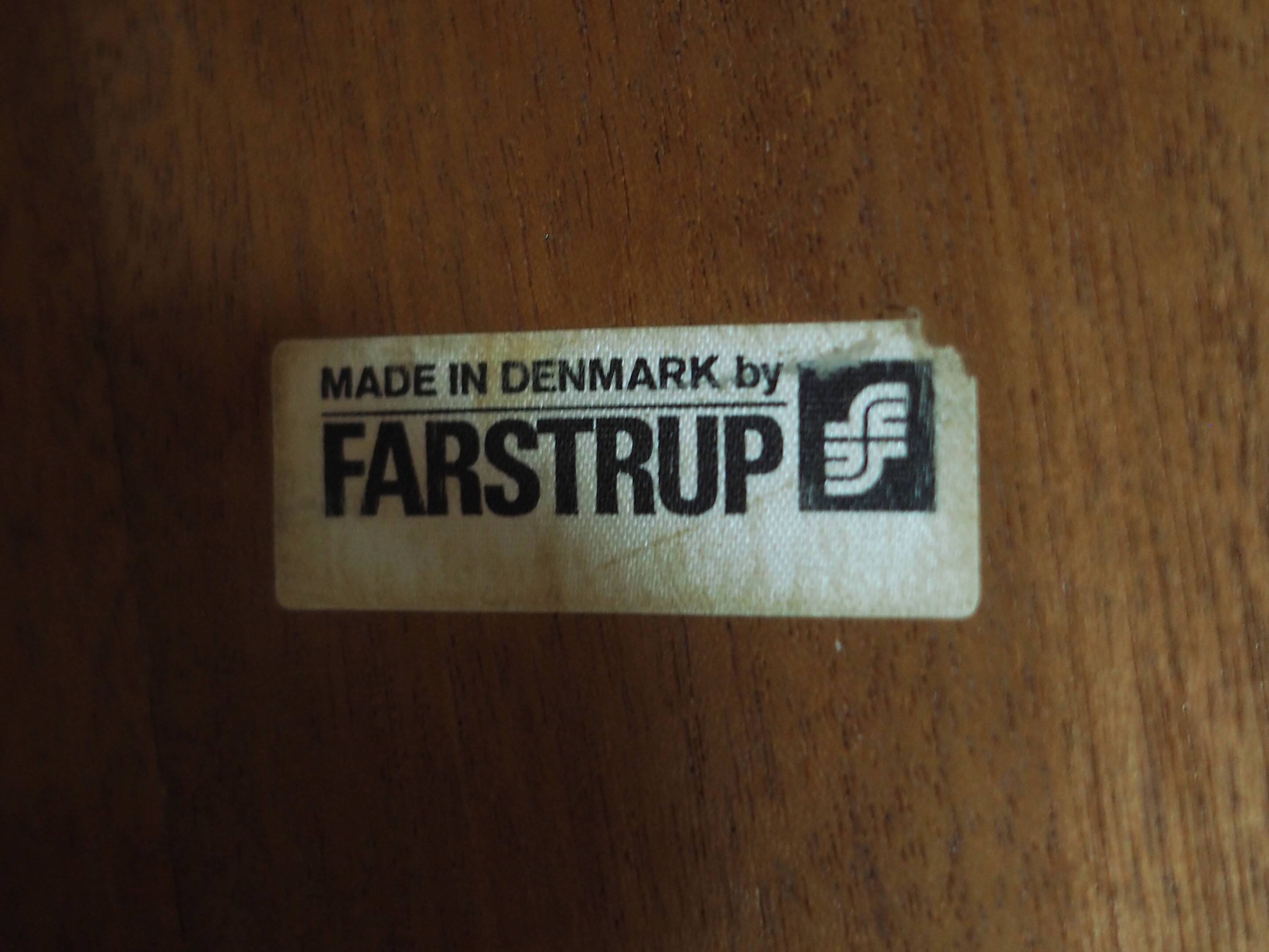 Teak table, Danish design, 1970s, manufacturer: Farstrup Møbler