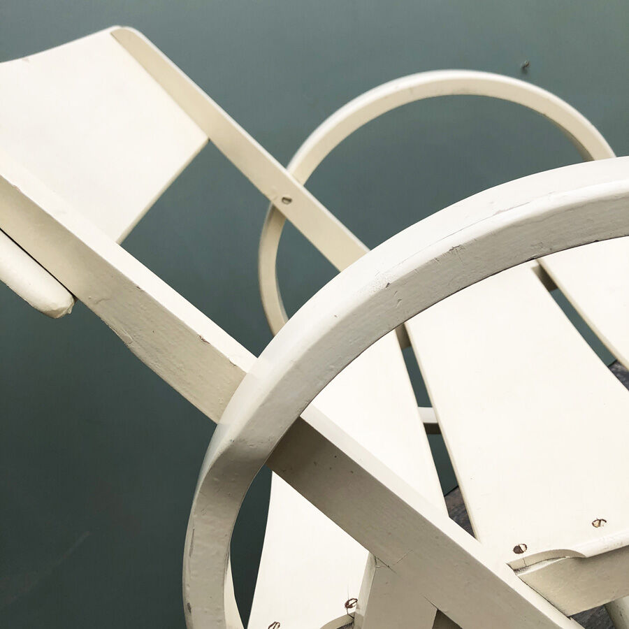 Set 3 garden armchairs 60