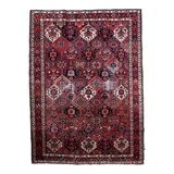 Antique carpet persian bakhtiari handmade 223cm x 301cm 1930s