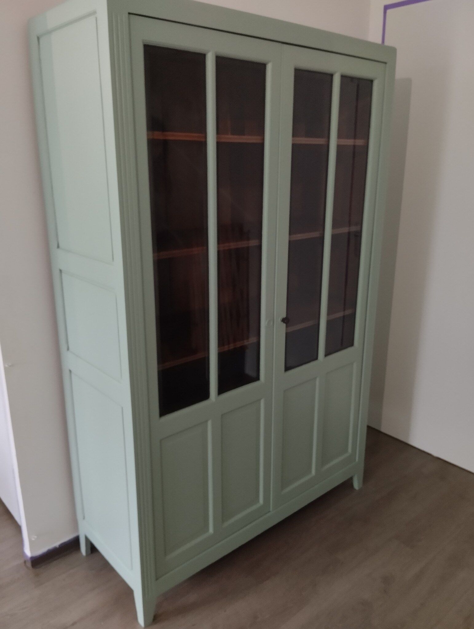 Parisian glass cabinet