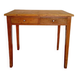 Table de ferme à double tiroir