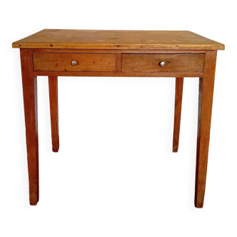 Double Drawer Farm Table