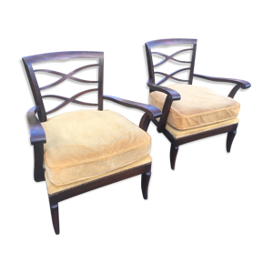paire fauteuils art déco