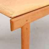 Table à manger extensible en chêne danoise Bramin, années 1960