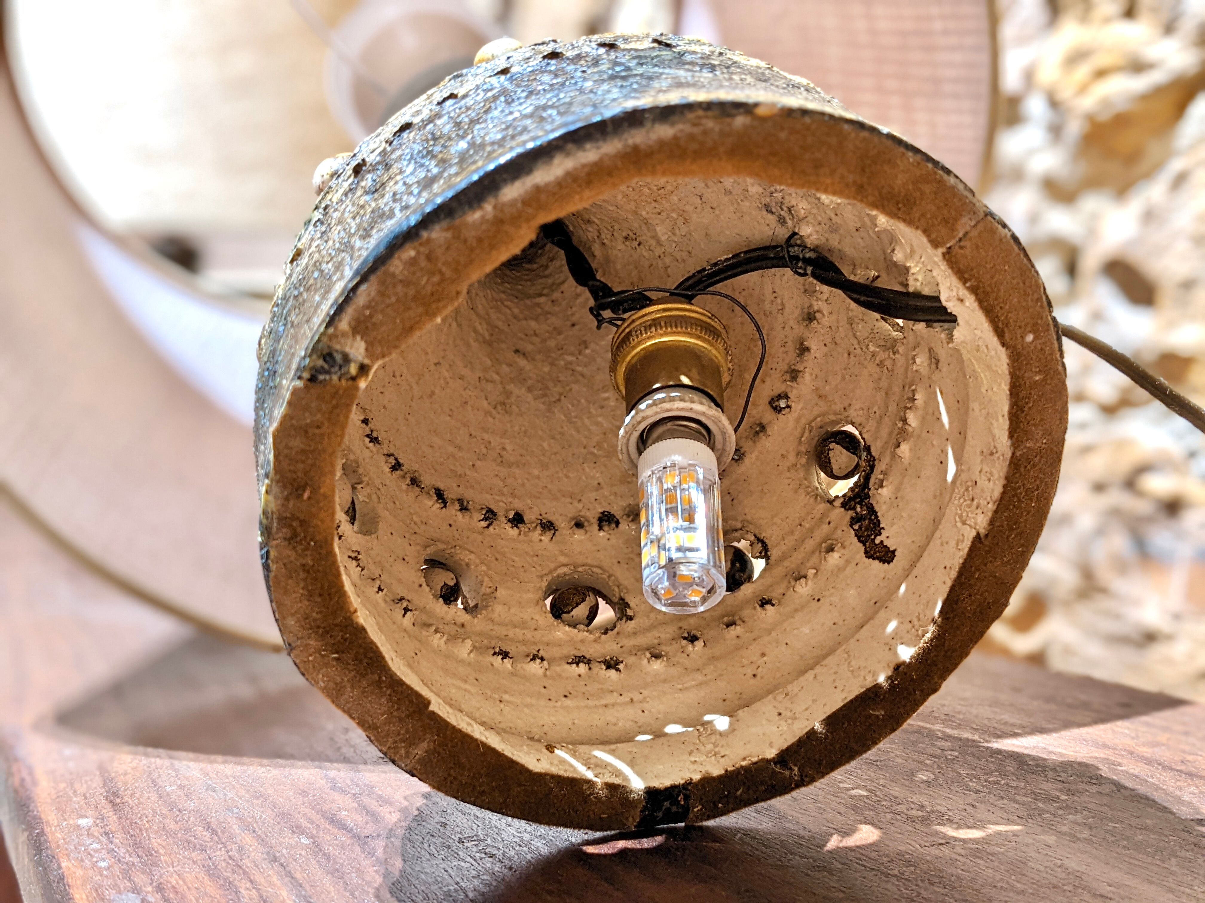 Set of two ceramic lamps by Georges Pelletier