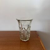 Large faceted flared art deco vase