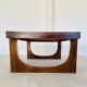 VINTAGE DANISH MID CENTURY TEAK  & CERAMIC COFFEE TABLE  1960s
