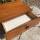 Vintage bedside table from the 60s-70s in teak.