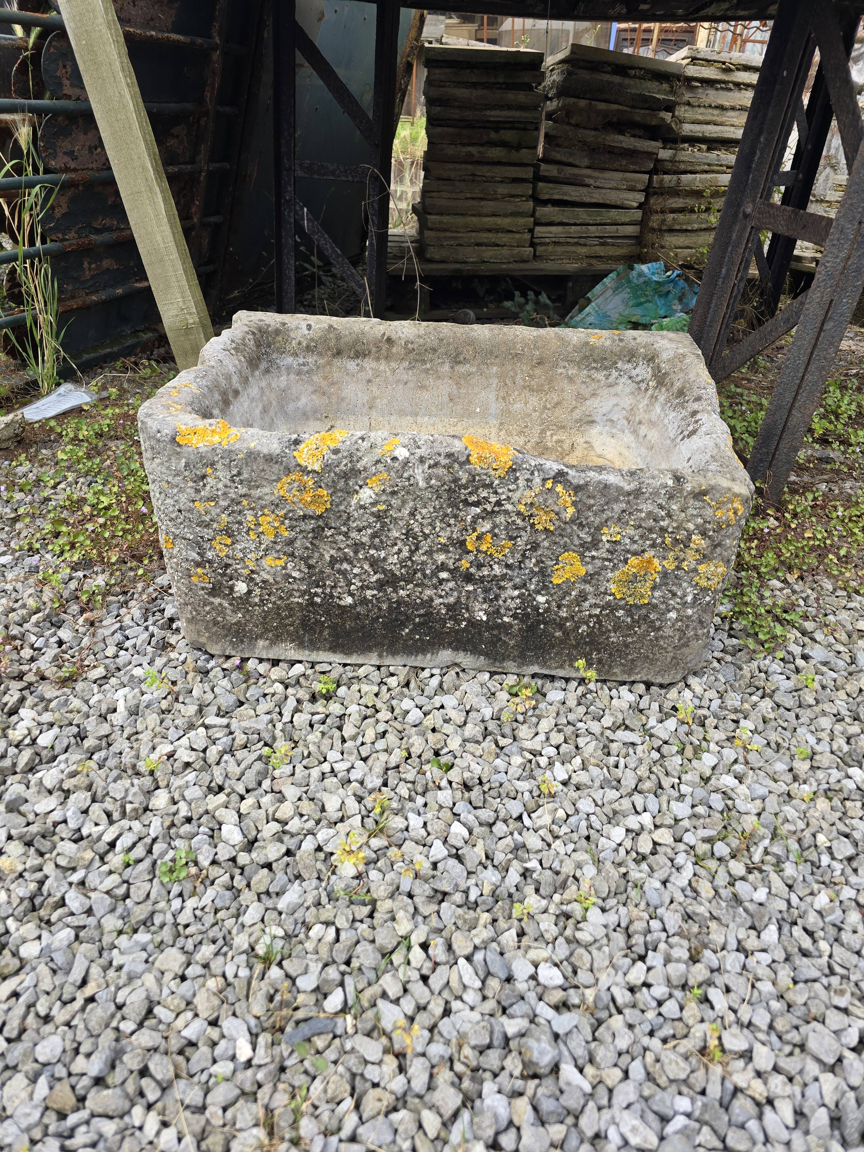 19th century blue stone trough