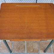 MATCO Antique School Desk – Wood and Metal – 54 x 54 x 40 cm