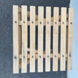 Vintage wooden folding stool