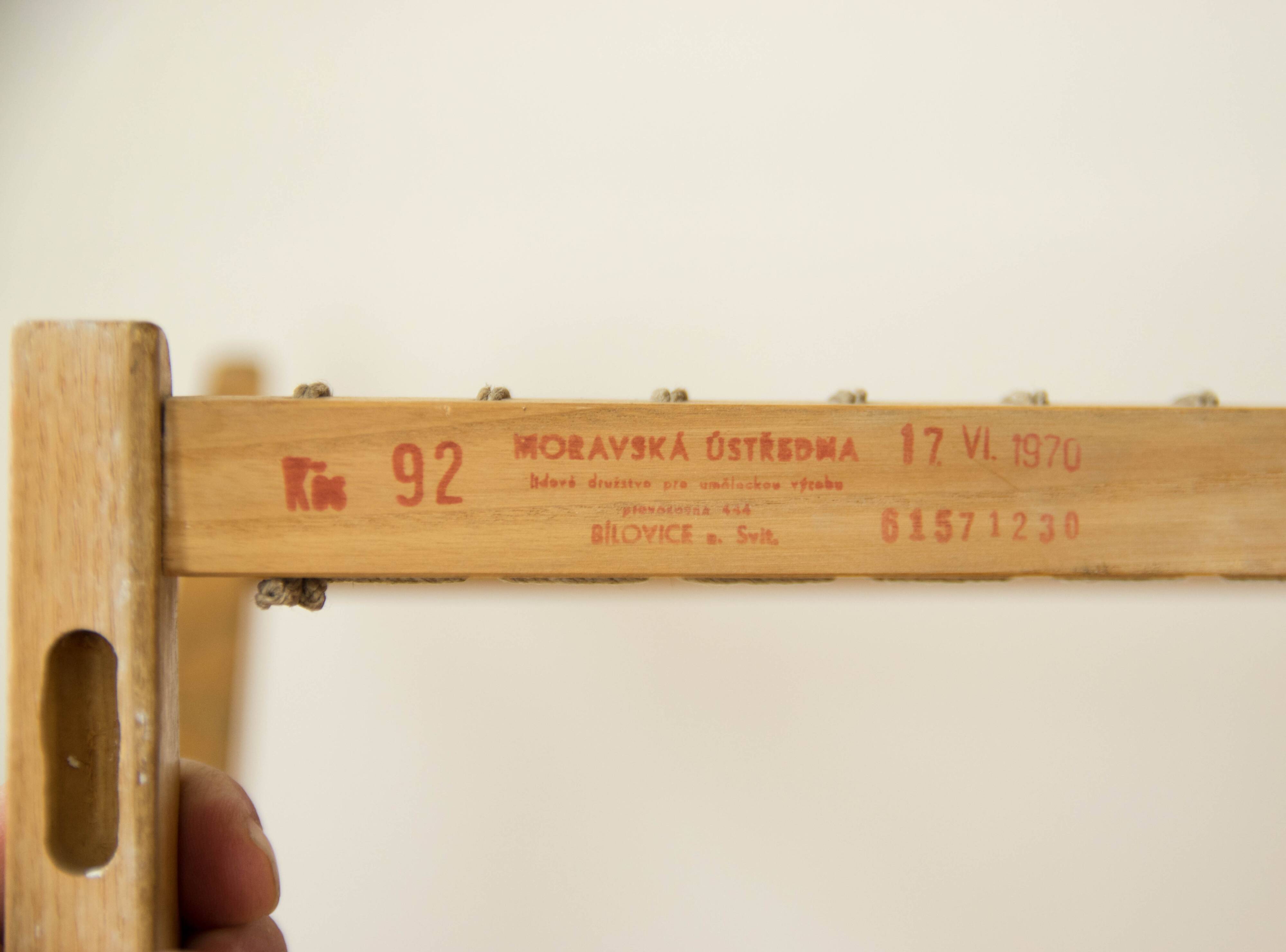 Wooden Wall Hanger by ULUV, 1970s