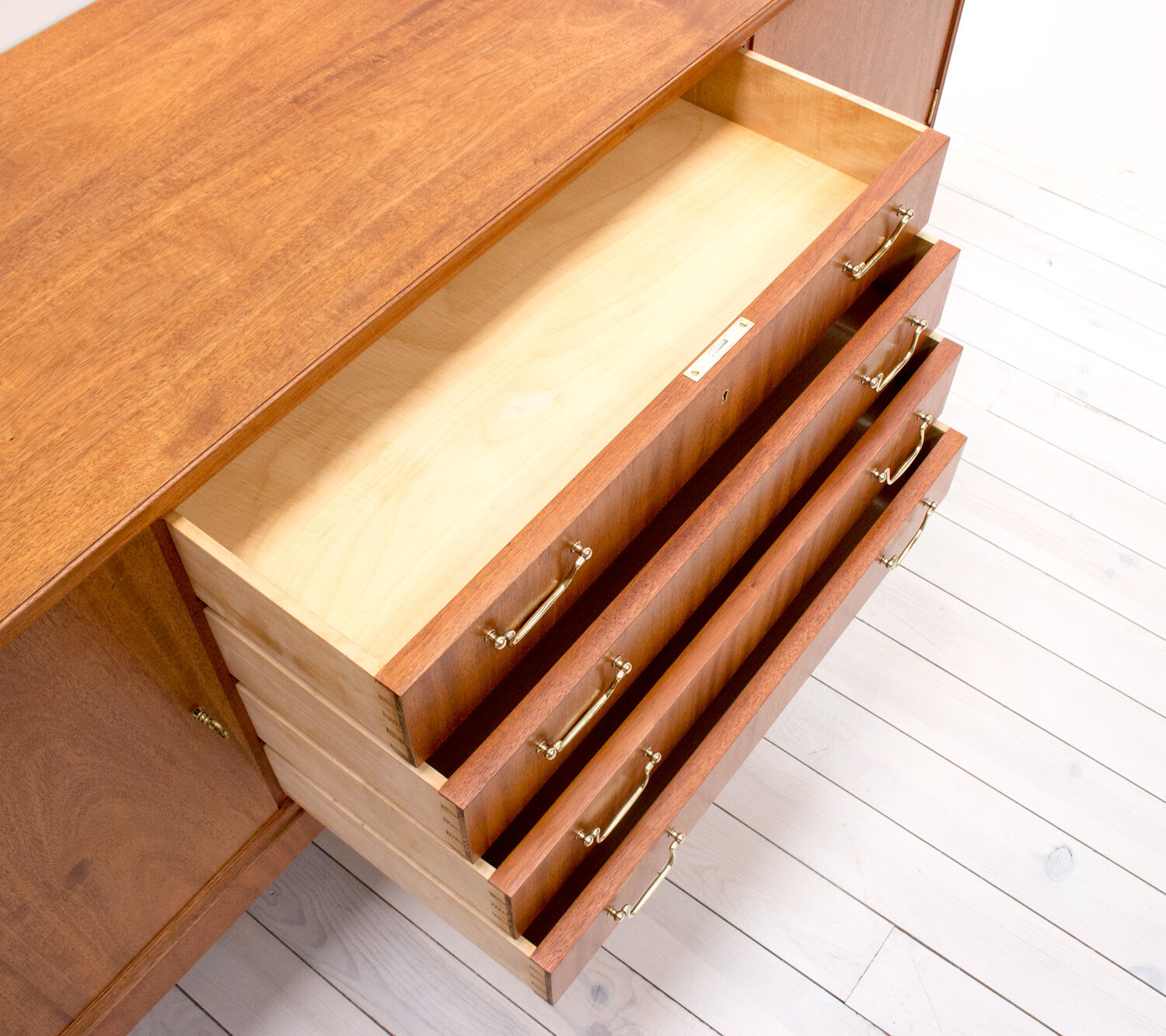 Danish mahogany buffet by CB Hansens