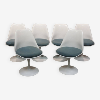 Eero saarinen & knoll international edition,6  chaises « tulipe »