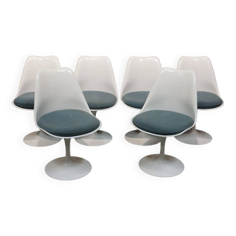 Eero saarinen & knoll international edition, 6 “tulip” chairs