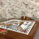 Hand-painted tiled cutting board