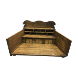 Shelf antique wooden grocery store