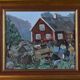 Oil painting Sweden 1970
