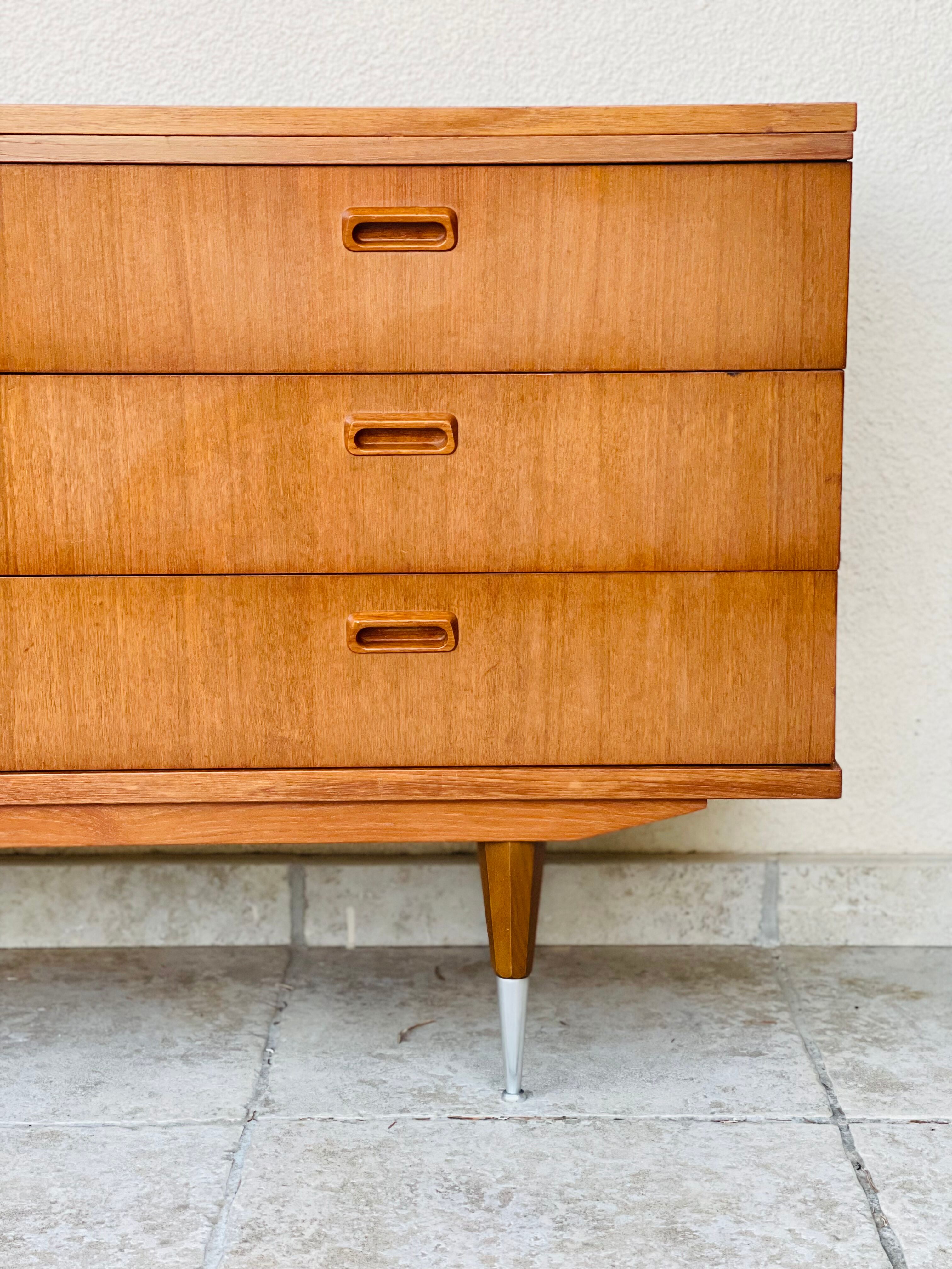 Scandinavian teak row