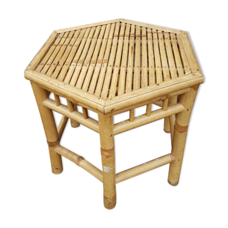 Table basse en bambou