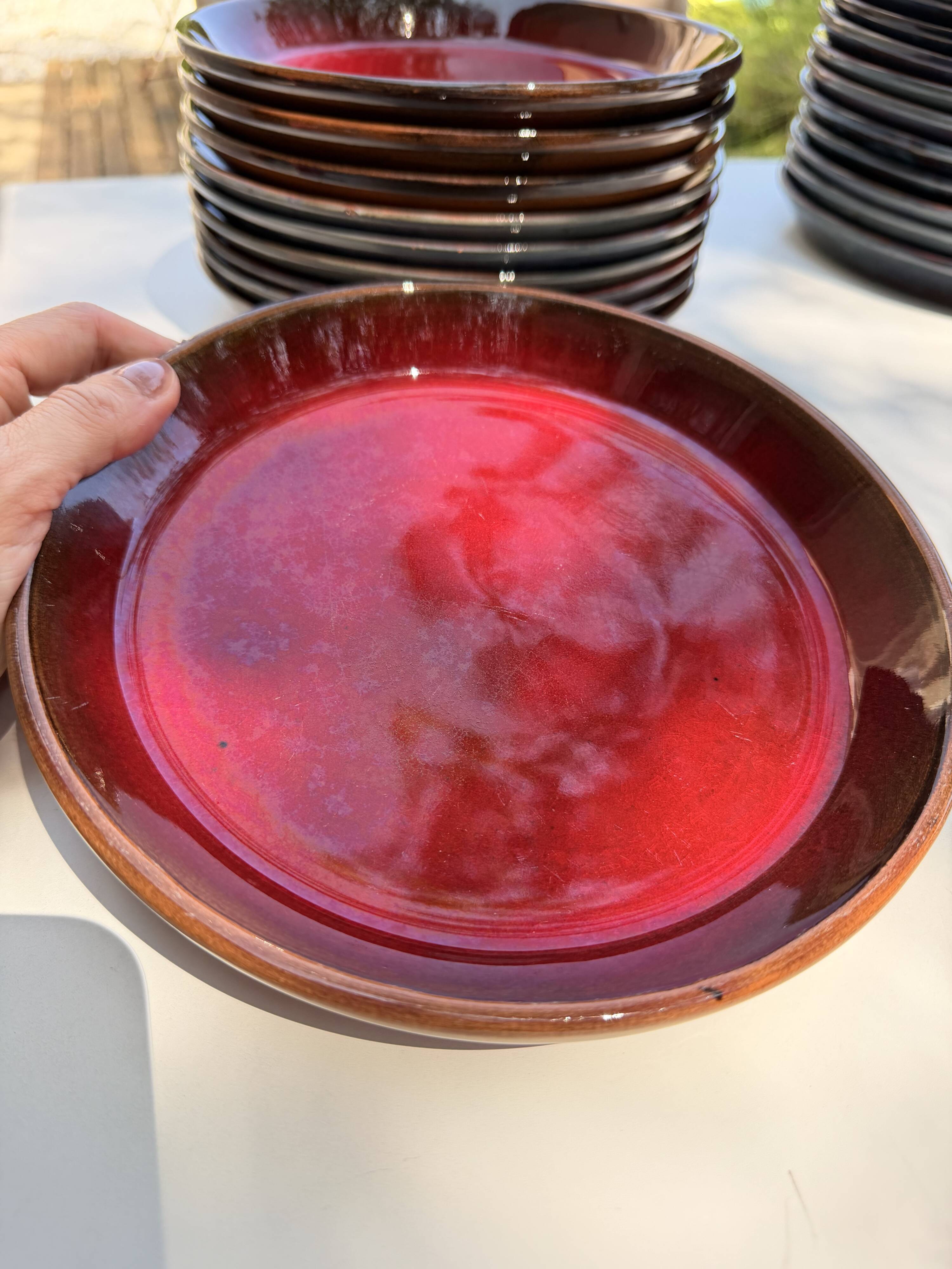 Ceramic plate Gérard Hofman