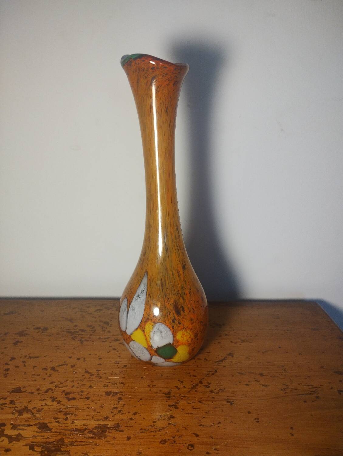 Blown glass vase