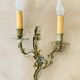 Louis XV style wall sconces in gilt bronze with undulating arms