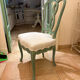Chaises véranda turquoise