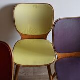 Suite de 4 chaises Baumann par Max Bill