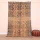 Peach Vintage Moroccan Rug 142 x 248 cm, Berber Wool Rug Handmade, Boho Rug