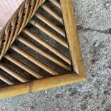 Rattan mirror
