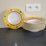 Hollow plates model tulip ceramic