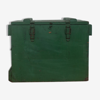 Green wooden box