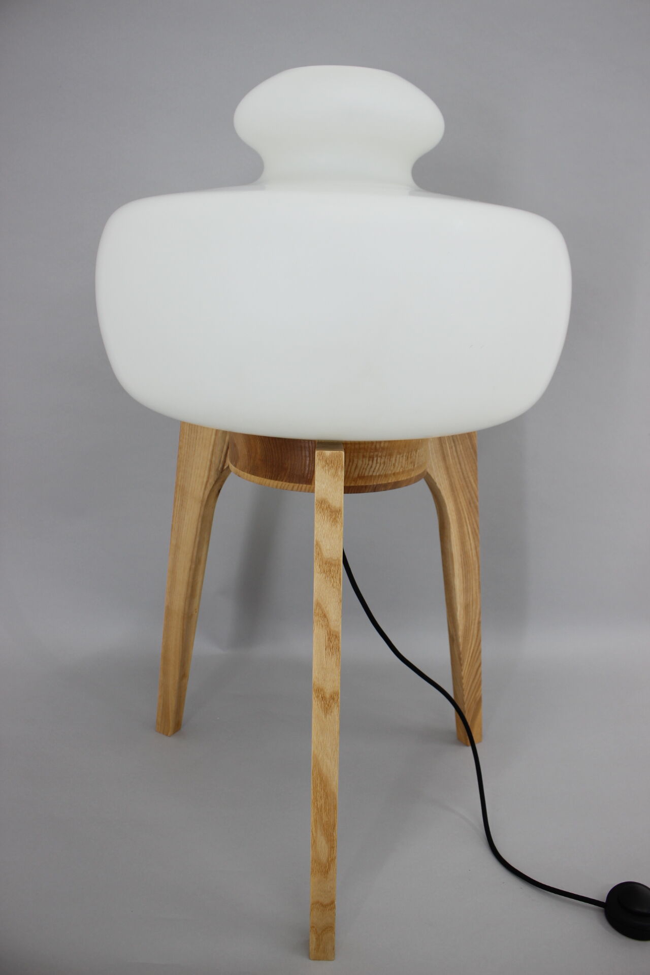 1970s Oak ULUV Floor Lamp, Czechoslovakia