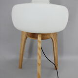 1970s Oak ULUV Floor Lamp, Czechoslovakia